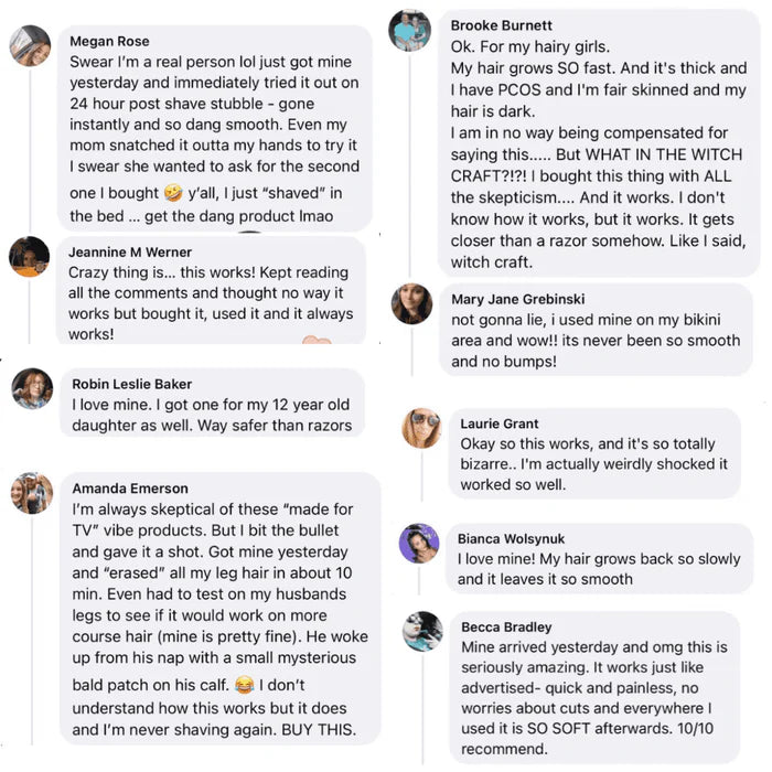 Elora Bleame Crystal Hair Eraser