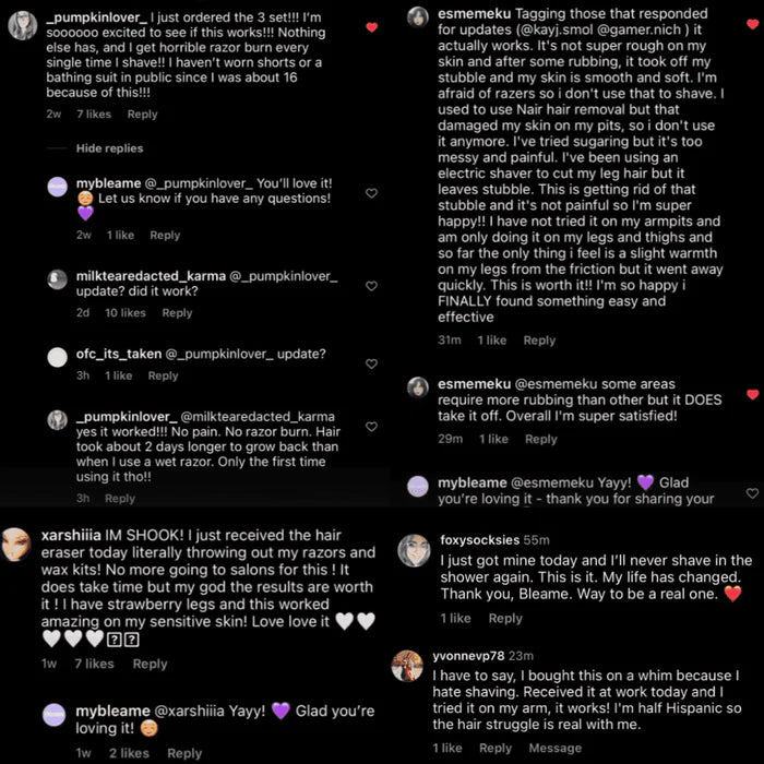 Elora Bleame Crystal Hair Eraser